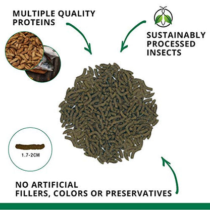 Fluval Bug Bites Turtle Food, 3.53 oz, Brown | Sticks for Medium to Large Sized Turtles, A6593 - size: 3.53 Ounce (Pack of 1)