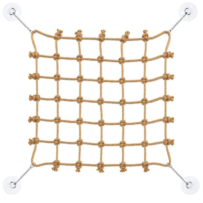Snake Climbing Net, Natural Jute Rope Decor, Snake Tank Supplies, Reptile Hammock for Terrarium, Geckos, Bearded Dragons