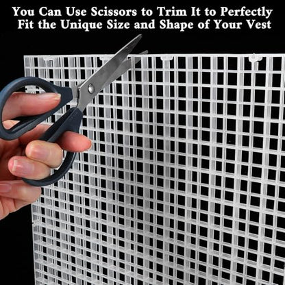 8 Pack Aquarium Lid, Fish Tank Lid with 12 Clips, Plastic Grid Panel Cover for Fish Tank Top, Aquarium Divider Board, Isolation Plate for Filter Tray, Terrarium Lids, 11.8 x 11.8 Inch