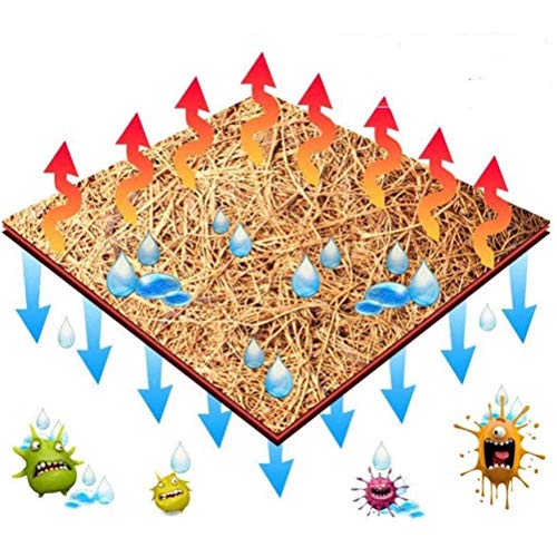 Ymiko Mat Coconut Fiber Coconut Fiber Reptile Mat for Turtles, Lizards & Snakes - Durable, Washable, Carpet 60x100cm - Perfect for Pet Health & Comfort (Brown)