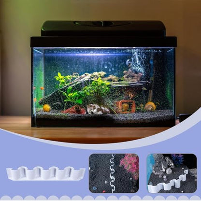 Aquarium Substrate Divider - Aquarium Sand Separator, Sand Isolation Board Substrate Barrier, Fish Tank Landscaping Decorative Panels to Separate Substrates Layers in Aquariums Or Terrariums - size: A