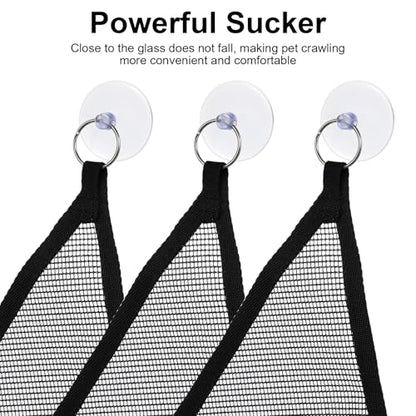2Pcs Bearded Dragon Hammock, Breathable Mesh Reptile Hammock Lizard Tank Accessories, Triangle Geckos Hammocks for Bearded Dragons, Snakes, and Axolotls, Perfect Beard Dragon Tank Accessories
