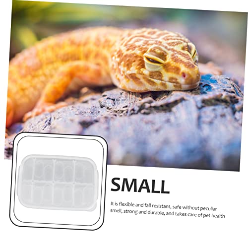 Reptile Breeding Box Egg Incubation Tray Heavy Duty for Snakes Geckos and Lizards - color: White