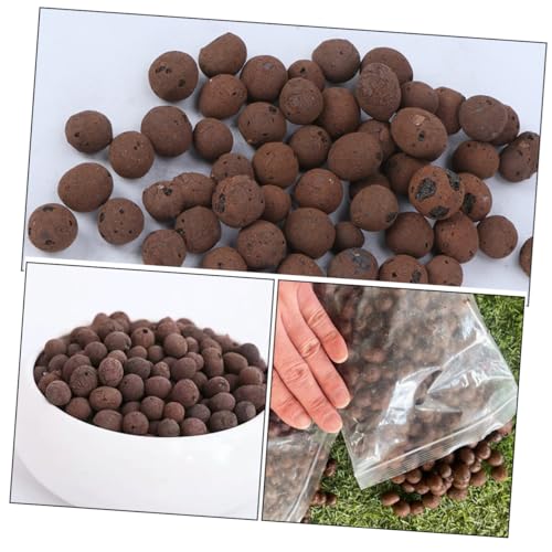 Toddmomy 1bag Breathable Clay Rocks for Hydroponic Systems Potted Plants Decorative Gravel for Optimal Drainage Root Growth Base for Terrariums