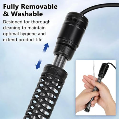 AQQA 800W Aquarium Heater, Fish Tank Heater with Digital Thermostat | Over-Temperature and Dry-Run Protection, for 90-150 Gallon Freshwater, Saltwater, Turtle Betta Fish Tank Aquarium - size: 800W for 135-172 gallon