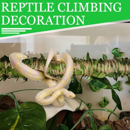 Snake Climbing Stick Adjustable Climber for Small Reptiles and Amphibians with U-Shaped Stickers