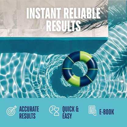 Pool Test Strips for Pools and Spas - 7 in 1 Water Test 100 Pack | Includes 100 pool test strips that measure chlorine, bromine, pH, alkalinity, hardness and cyanuric acid in 30 seconds. - style: 100 STRIPS - 7 IN 1 POOL TEST STRIPS