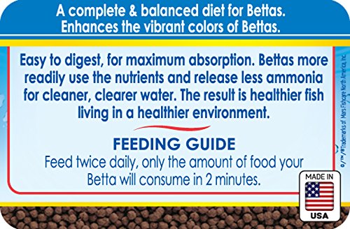 API BETTA FOOD Fish Food Pellet .78-Ounce Container - size: 1 Ounce (Pack of 1)