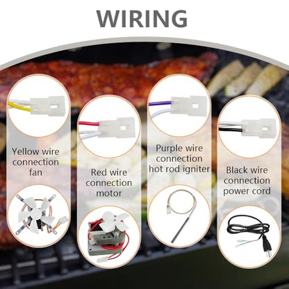 Upgraded WiFi and Bluetooth PID Trapezoid Control Board with Smart APP Control for Pit Boss Wood Pellet Grill Lexington 540/Classic 700/Austin XL 1000/440FB1 Matte Black Models - size: PID Trapezoid Control Board