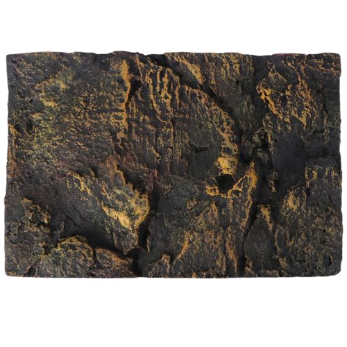 UKCOCO 3D Reptile Tank Background 17.51" 1.81" .77" PU Rock Panel, Cut-to-Fit for Terrarium, Aquarium & Turtle Snake Bearded Dragon Habitat