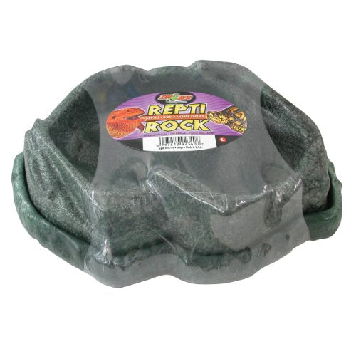 Zoo Med Combo Reptile Rock Food and Water Dish, Large - size: Large