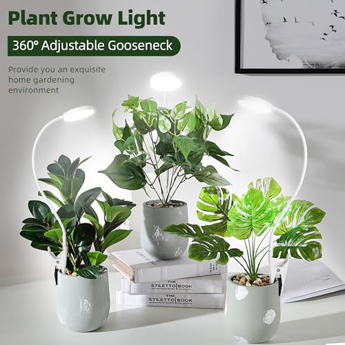 EWPJDK Plant Grow Light Full Spectrum 72 LED with Clip Grow Lamp | Plant Grow Light Lamp for Indoor Plants, Clip-On, Growing Lamp - style: 04