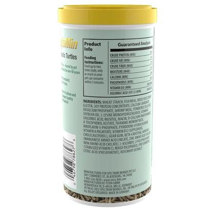 Tetra ReptoMin Floating Food Sticks, 8.65 ounces/245 Grams, Soft Stick Food Formulated for Aquatic Turtles. - size: 8.65 Ounce (Pack of 1)