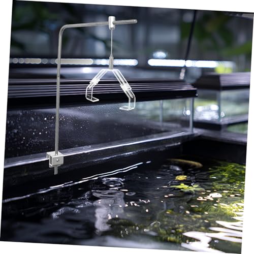 2pcs Lamp Fixing Clip for Aquariums Reptile Terrariums Durable Support for Fish Tank Lights Sturdy Design for Long Term Use Compatible with Various Lighting Needs