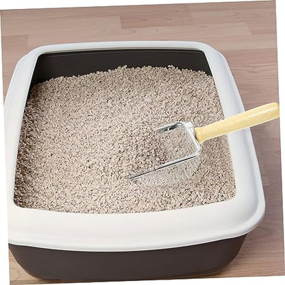 GANAZONO Stainless Steel Cat Litter Scoop Handle Lightweight Design for Easy Cleanup of Cat and Reptile Waste Fine Mesh for Efficient Sifting for Litter Boxes and Reptile Containers