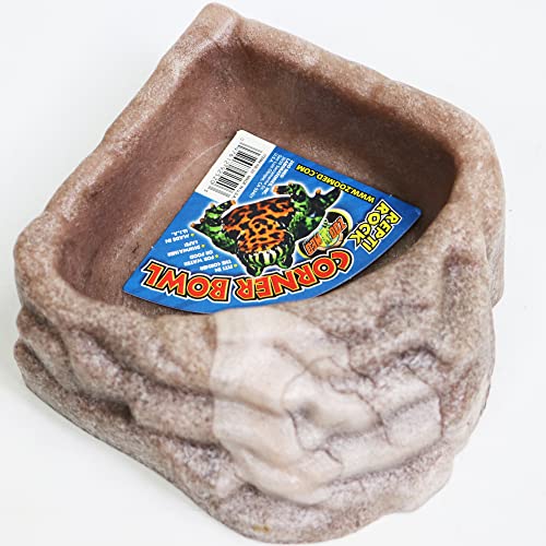 Zoo Med Reptile Rock Corner Water Dish, Small - size: Small