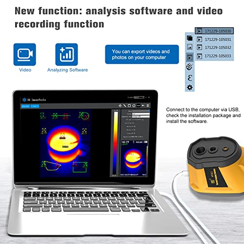 Thermal Imaging Camera, Pocket-Sized Infrared Camera with Real-Time Thermal Image, Temperature Measurement Range -4°F to 572°F, Mini IR Thermal Imager, Hti-Xintai (HT-03) - size: HT03:IR Imager