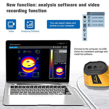 Thermal Imaging Camera, Pocket-Sized Infrared Camera with Real-Time Thermal Image, Temperature Measurement Range -4°F to 572°F, Mini IR Thermal Imager, Hti-Xintai (HT-03) - size: HT03:IR Imager