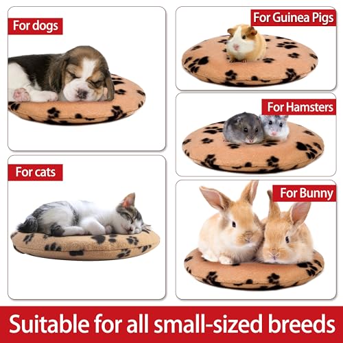 Gelbesty Original Pet Heating Pad Microwave, Snuggle Warming Safe Outdoor Newborn Kitten Puppy Pet Bed Warmer, Gel Reusable Heat Disc, Waterproof Heating Disk for Dog Cat Rabbit and Guinea Pig Gifts