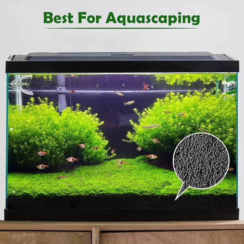 19.8Ib Aquarium Soil Water Grass Mud Fish Tank Aquascaping Aquarium Substrate Soil for Plants and Shrimps,No Need to Wash and No Muddy Water - size: 19.8 Pounds