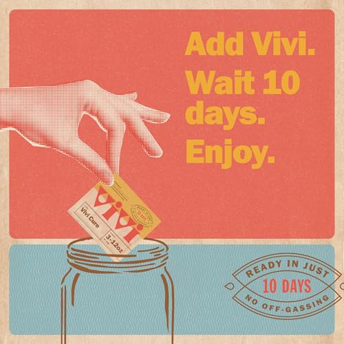 Vivi 10-Day Refining Process Humidity Control Packs | Balance Moisture for 3 to 12 oz in Any Airtight Storage Container, 4-Pack with Resealable Bag, Powered by Boveda