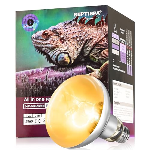 Heat Lamp Bulbs, 100 Watts UVA UVB Reptile Heat Bulb, 1 Pack | Full Spectrum, Basking Spot Light, Simulate Natural Sun Light, For Reptile and Amphibian, Silver - color: 1 Qty, size: 100 Watts