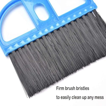 PINVNBY Mini Dustpan and Brush Set, Cage Cleaner for Guinea Pigs, Cats, Hedgehogs, Hamsters, Chinchillas, Rabbits, Reptiles, and Other Small Animals 2 Pack Mini Hand Broom and Dustpan - color: Blue