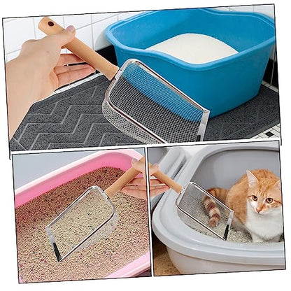 BESPORTBLE Cat Litter Scoop Handle Litter Shovel for Cats and Reptiles Fine Mesh Design for Easy Waste Cleanup and Reptile Containers