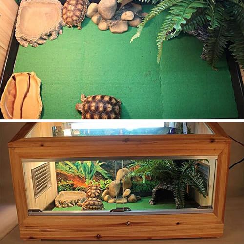 Tfwadmx 47.2" X 23.6" Reptile Carpet Large Mat Substrate Liner Bedding Reptile Supplies for Terrarium Lizards Snakes Bearded Dragon Gecko Chamelon Turtles Iguana - color: 1 PC, size: 47.2" X 23.6"