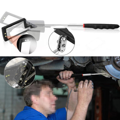 Inspection Mirror and Magnet KIT with Magnetic Pick-Up Tools. 5 Piece Set. Lighted Inspection Mirror and Lighted Magnetic Pick-Up Tool.
