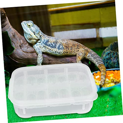 GANAZONO Egg Incubator for Reptiles Compartments Heat Lamp for Breeding and Research
