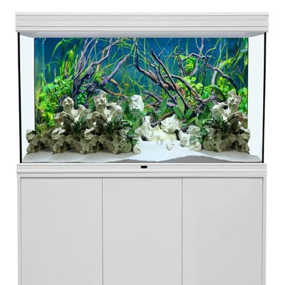 AWERT 24x12 inches Tropical Fish Tank Background River Bed & Lake Aquatic Plant Undersea Tree Branch Aquarium Background Vinyl - size: 24x12in/60x30cm