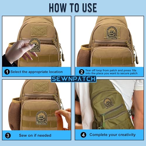 Dangerous Freedom Over Peaceful Slavery Hook and Loop Patch for Backpacks Hats Vest Dog Harness Bags, Size 3" Sewing Patches, Snake Tactical Appliques for Clothes, Freedom Embroidery Patch
