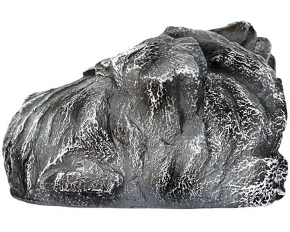Rock Cave Habitat Hidden for Reptile and Amphibians.Terrarium & Aquarium Decor, Reptile hideout Hide Cave, Perfect for Bearded Dragons,Lizards,Snakes,Turtles,Geckos,Tortoises,Small Animals -Large Size - style: StyleB-Gery(Large Size)