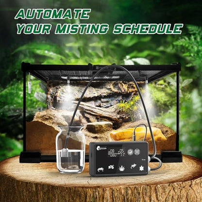 Automatic Reptile Mister System, Reptile Humidifiers Smart Misting System