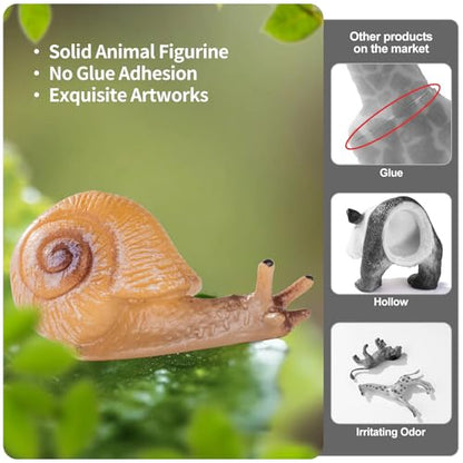 14PCS Reptile Animal Figurines Toys Desert Amphibians Sand Toys for Kids 3+ | with Axolotl,Lizard,Snake,Spider,Komodo Dragon,Alligator,Rainforest Cold Blooded Plastic Animals Figures Party Favors - style: 14PCS Reptile Animals-1