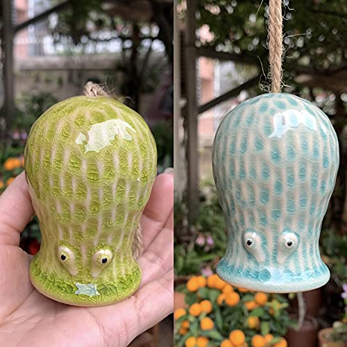 5 Pack Air Plant Holder Unique, Cute Octopus Air Plant Hanger Wall Planter, Ceramic Tillandsia Airplants Holders Hanging Wall Decor for Home Office (Small (2 x 3.2 in)) - size: Octopus-Small (2 x 3.2 in)