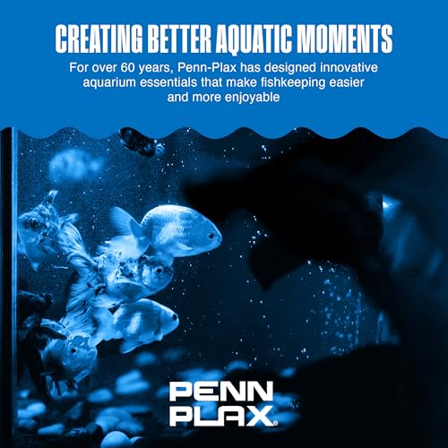 Penn-Plax Therma-Temp Stainless Steel Thermometer - Accurate Aquarium Thermometer - Easy to Read - Dual Scale for Freshwater and Saltwater Tanks - Rust-Resistant Clip-On Design - 4.25 Inches - size: 4.25 inches, style: Silver