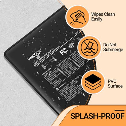 WACOOL TERRA 6" X 8" Reptile Heat Pad Fast Heating Pad Terrarium Heating Mat Waterproof for Turtle, Lizard, Frogs, Snake, Hermit Crab - size: 6" X 8"