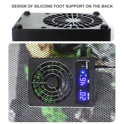 Reptiles Cooling Fan for Terrariums Low Chiller Air Coolers Humidity Reducer Chiller Automatic Control Reptiles Habitat Improvement - color: D