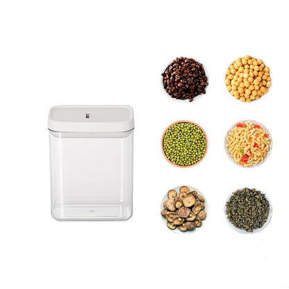 2PCS Airtight Food Storage Containers Set with Lids PP Free Plastic Dry Food Canisters for Kitchen Pantry Organization and Storage (800ml/28.16oz) - size: 4.57"Lx2.99"Wx5.91"H(800ml/28.16oz)