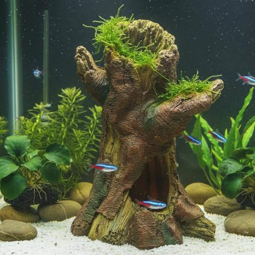 Resin Tree Trunk Resin Tree Trunk Decoration Realistic Design Artificial Driftwood Stump, Lmc20730 - style: Lmc20730