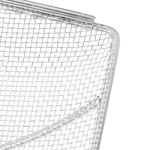 BESPORTBLE Stainless Steel Reptile Sand Shovel Reptile Box Cleaning Tool with Fine Mesh Filter for Lizard Snake Terrarium Substrate Scooping