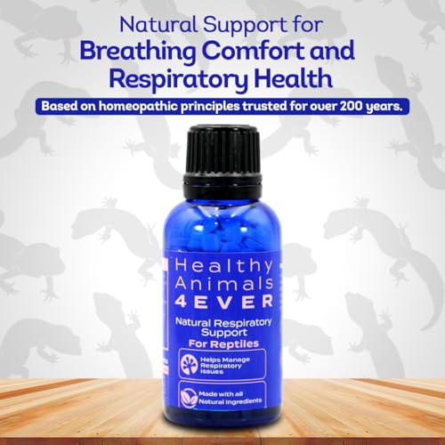 HealthyAnimals4Ever HA4E - Reptile Respiratory Support - Natural Immune-Boosting Formula for Breathing Ease, Airway Clarity & Lung Health - 300 Tablets
