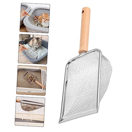 Reptile Litter Scoop and Handle Ergonomic Design for Easy Cleanup of Reptile Waste for Pets
