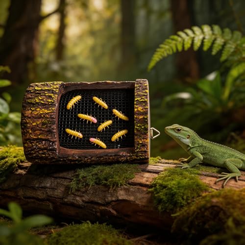 Reptile Feeding Bowls, Predator Pets Terrarium Dish, Lizards Chameleons Geckos Secure Base
