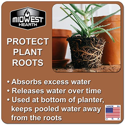 Red Lava Rocks for Plants Natural Horticultural Volcanic Rock (1/4" Size) (Mined in USA) (10-lb Bag) - size: 10-lb Bag