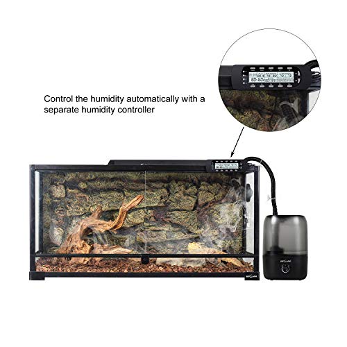 Repti Zoo 4L Reptile Humidifier, Large Reptile Mister Tank Fogger for Terrarium Vivarium