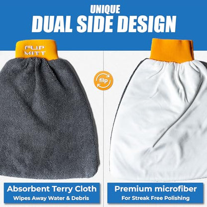 Flipper Flip-Mitt & Splash Mat – Super-Absorbent, Reusable, Waterproof, Non-Slip Aquarium Maintenance Kit