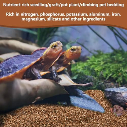 MAQIHAN 14OZ Vermiculite for Reptiles - Terrarium Substrate Bedding | Vermiculite Reptile Egg Incubation Soil for Bearded Dragon, Gecko, Hermit Crab, Snake, Tortoise, Turtle, Plants & Terrarium